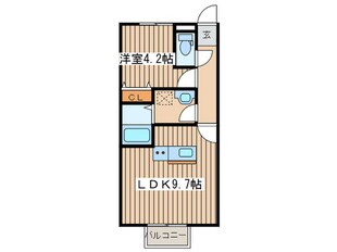 アスコット中野栄駅前の物件間取画像